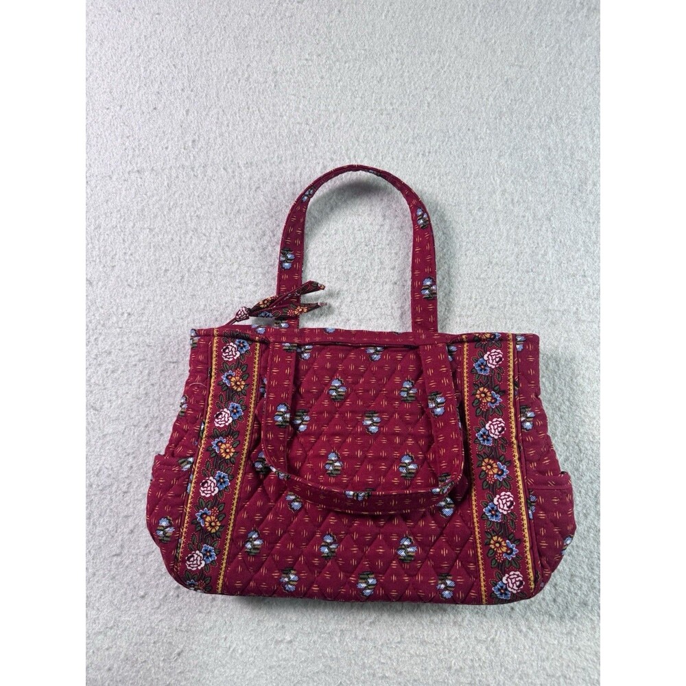 Vera Bradley Provincial Red Paddy Shoulder Bag USED